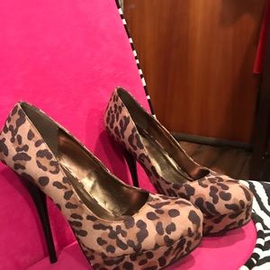 Stilettos High Heel Leopard Shoes